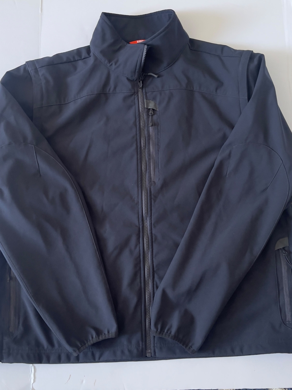 5.11 Tactical Valiant Softshell Jacket Mens 2XL Convertible Vest Black 48167